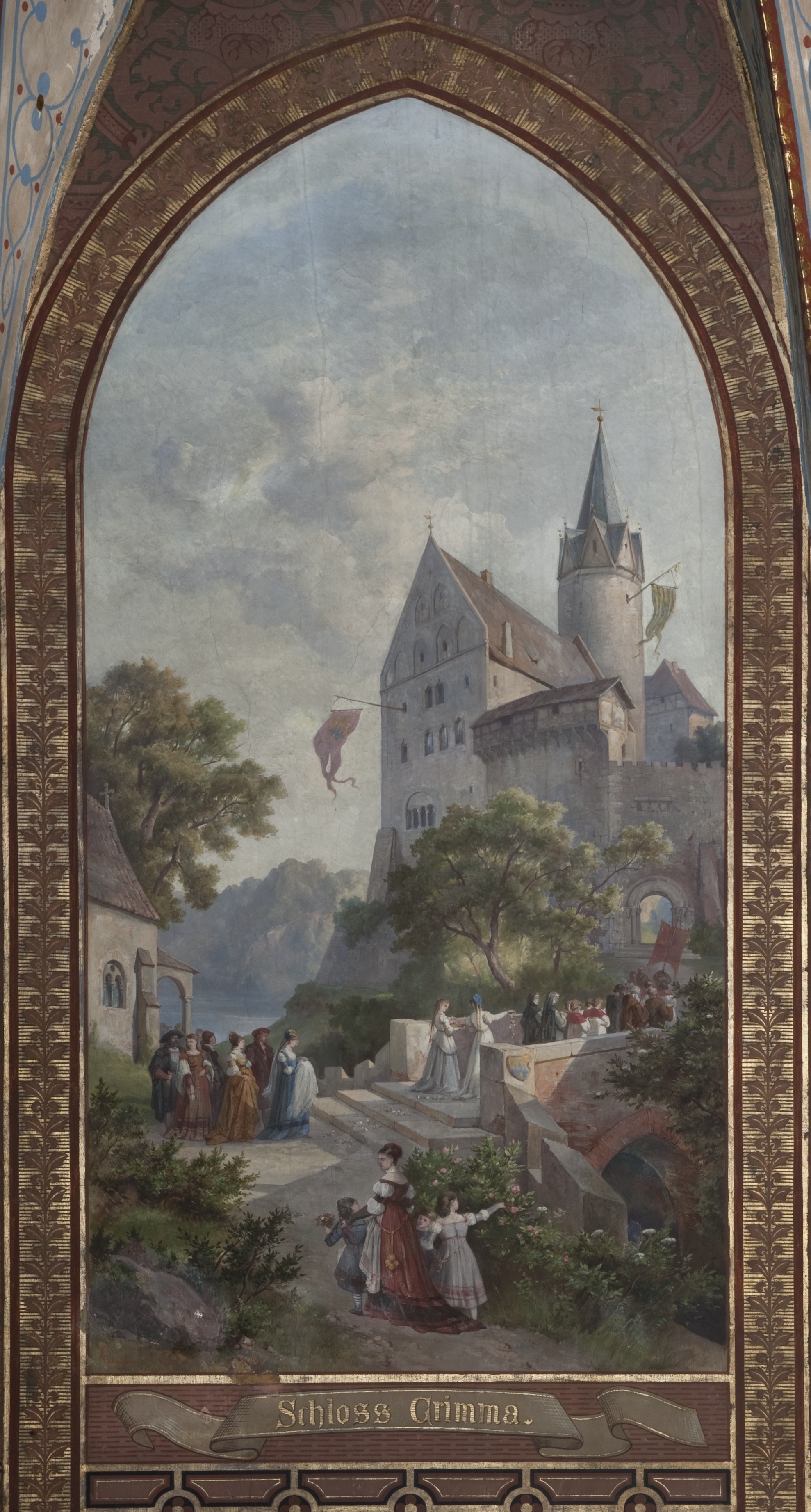 Wandbild:
"Schloss Grimma" (Morgenstimmung) (SBG gGmbH CC BY-NC-SA)