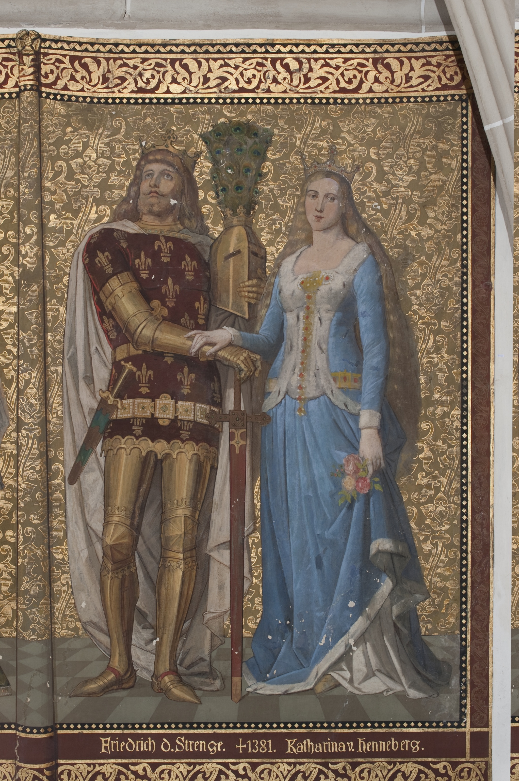 Wandbild:
"Friedrich der Strenge und Katharina von Henneberg" (SBG gGmbH CC BY-NC-SA)