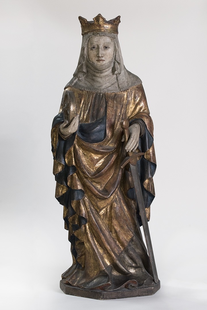 Skulptur: Heilige Katharina (SBG gGmbH CC BY-NC-SA)