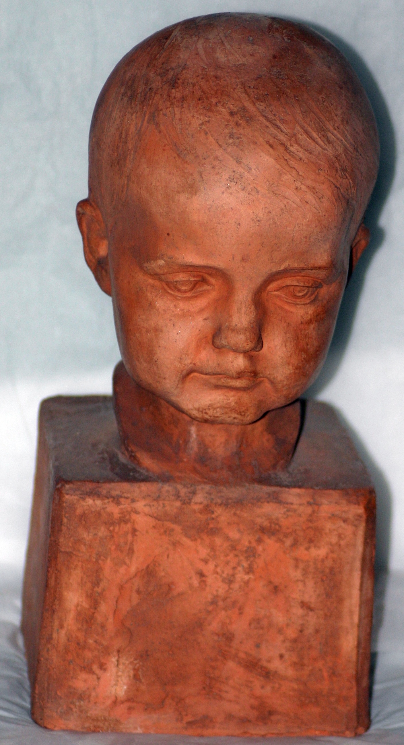 Skulptur Kinderkopf (Margarete Groß als Kind) (SBG gGmbH CC BY-NC-SA)