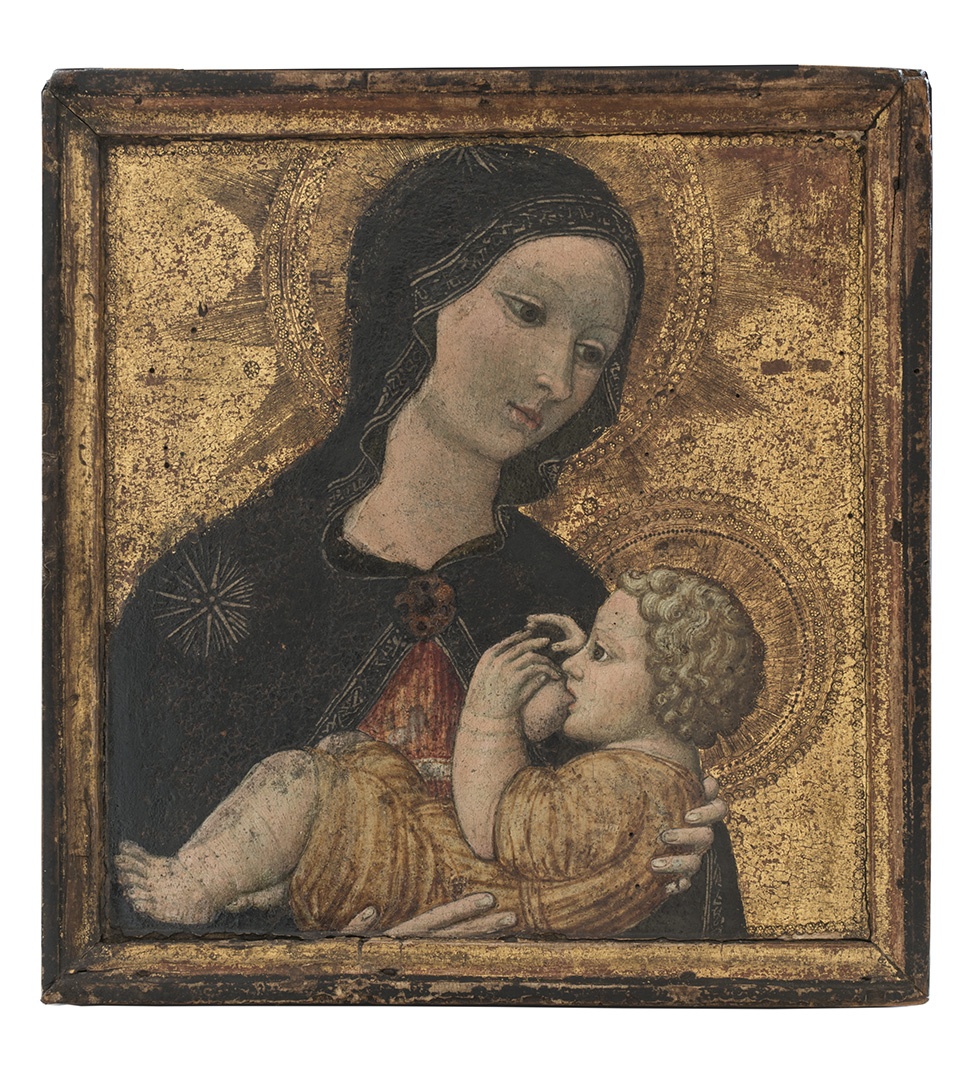 Gemälde (Tafelbild): Gottesmutter lactans (SBG gGmbH CC BY-NC-SA)