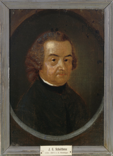 Porträt Johann Georg Schulthess (von Heinrich Pfenninger) (Gleimhaus Halberstadt CC BY-NC-SA)