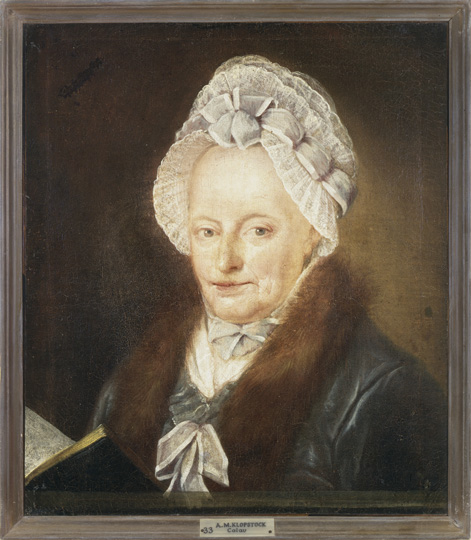 Porträt Anna Maria Klopstock geb. Schmidt (von Benjamin Calau) (Gleimhaus Halberstadt CC BY-NC-SA)