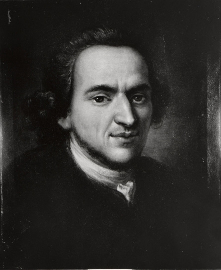 Kopie eines Porträts des Moses Mendelssohn (Original von Christian Bernhard Rode) (Gleimhaus Halberstadt CC BY-NC-SA)