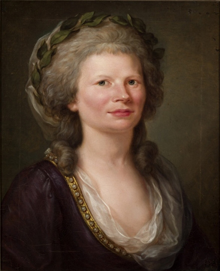 Porträt Caroline Luise von Klencke geb. Karsch (von Johann Christoph Frisch) (Gleimhaus Halberstadt CC BY-NC-SA)
