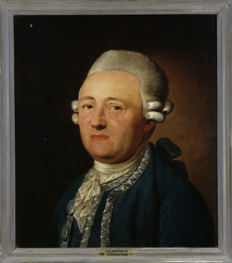 Porträt Johann Georg Krünitz (von Ferdinand Collmann) (Gleimhaus Halberstadt CC BY-NC-SA)