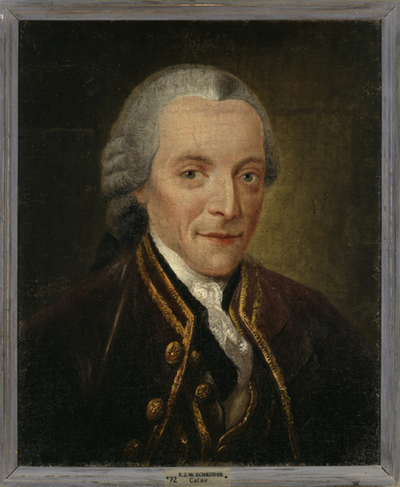 Porträt Friedrich Joseph Wilhelm Schröder (von Benjamin Calau) (Gleimhaus Halberstadt CC BY-NC-SA)