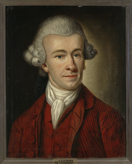 Porträt Johann Georg Heinrich Feder (von Johann Heinrich Tischbein d. J.) (Gleimhaus Halberstadt CC BY-NC-SA)