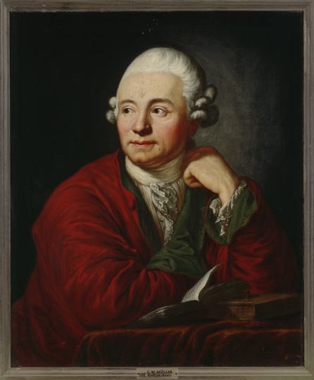 Porträt Carl Wilhelm Müller (von Ernst Gottlob) (Gleimhaus Halberstadt CC BY-NC-SA)