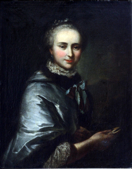 Porträt Christiana Weiße, geb. Platner (von Adam Friedrich Oeser) (Gleimhaus Halberstadt CC BY-NC-SA)