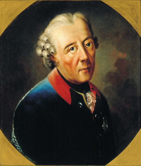 Porträt Friedrich II. König von Preußen (von Anna Dorothea Therbusch) (Gleimhaus Halberstadt CC BY-NC-SA)