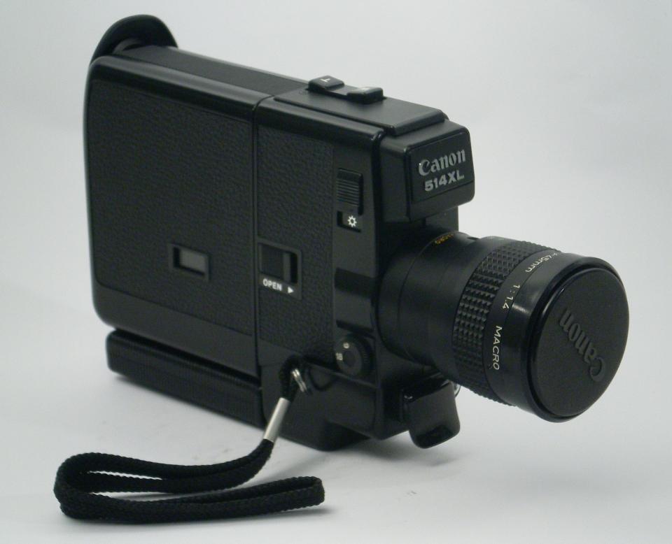 Schmalfilmkamera "Canon 514 XL" (Industrie- und Filmmuseum Wolfen CC BY-NC-SA)