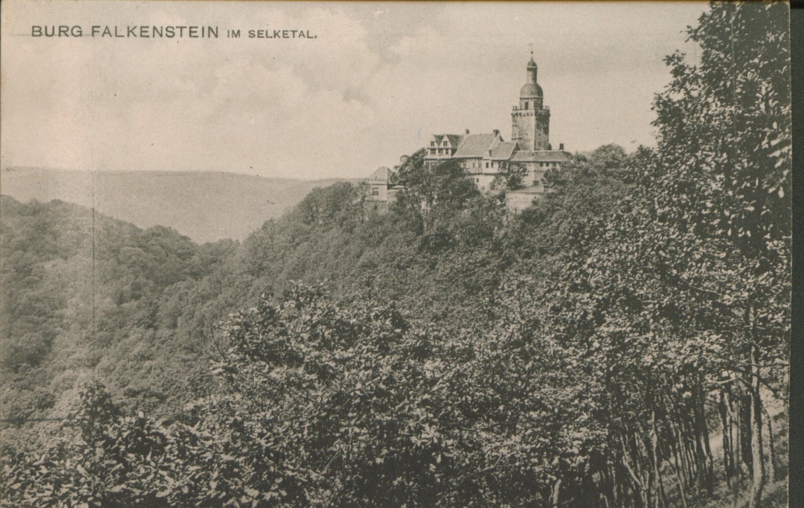 Ansichtskarte: Burg Falkenstein im Selketal (Kulturstiftung Sachsen-Anhalt - Museum Burg Falkenstein CC BY-NC-SA)