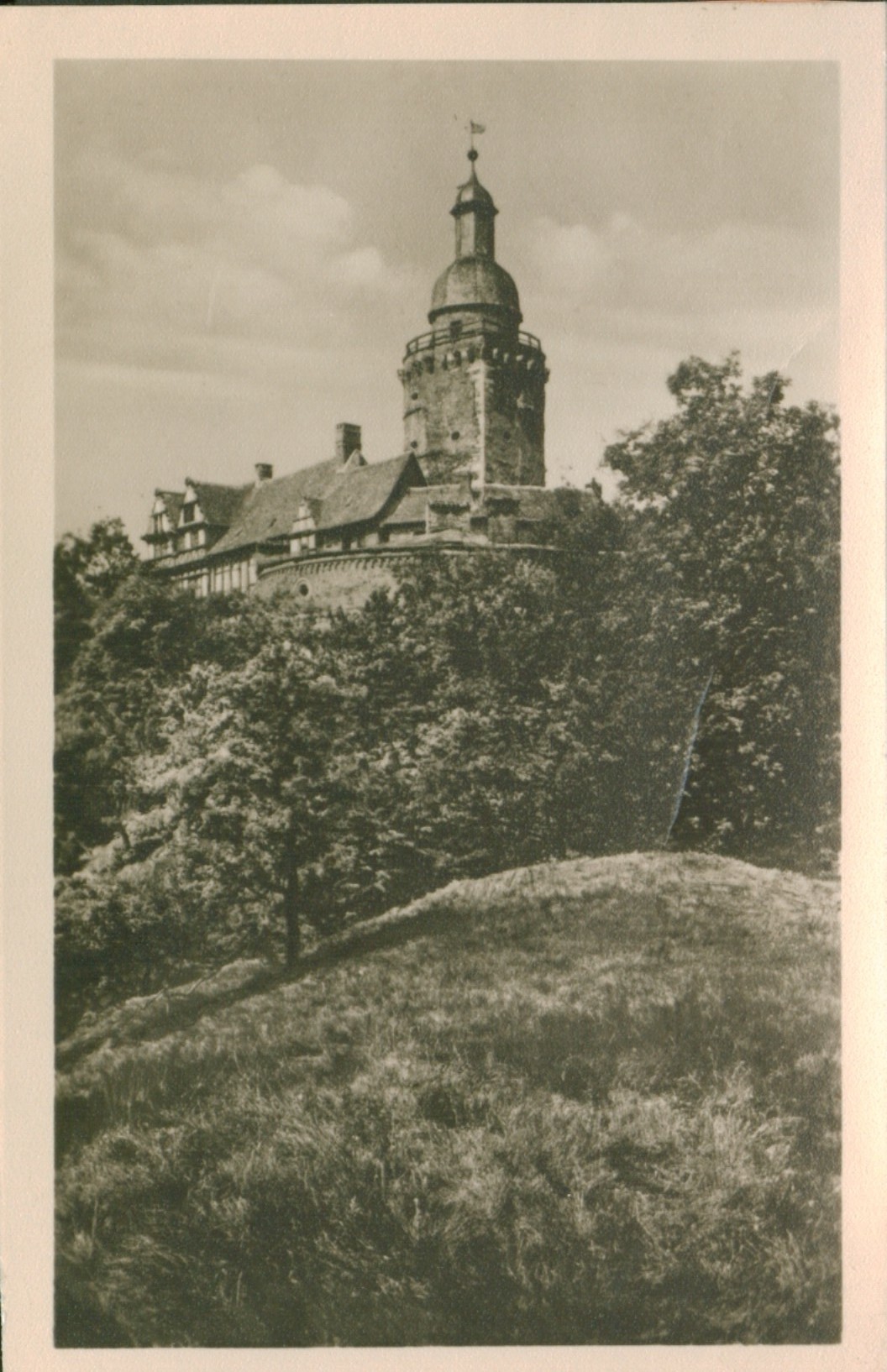 Ansichtskarte: Burg Falkenstein im Harz (Kulturstiftung Sachsen-Anhalt CC BY-NC-SA)