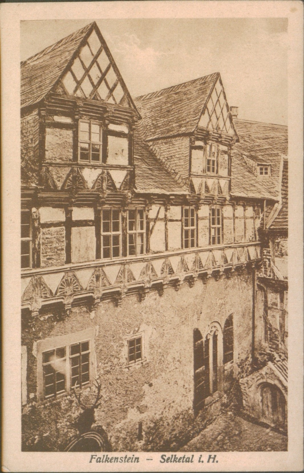 Ansichtskarte: Falkenstein - Selketal i. H. (Kulturstiftung Sachsen-Anhalt - Museum Burg Falkenstein CC BY-NC-SA)