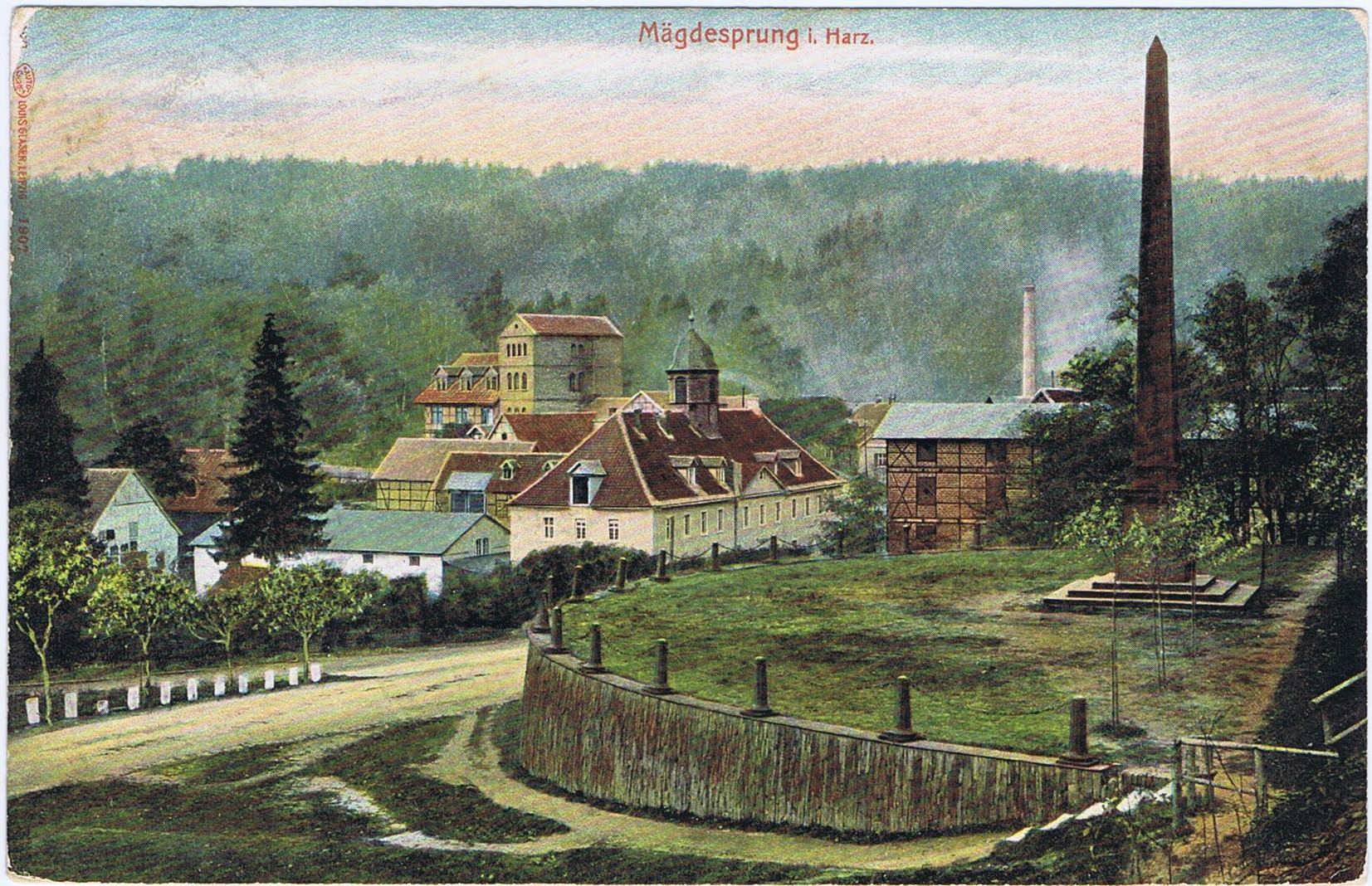 Ansichtskarte: Mägdesprung i. Harz. (Kulturstiftung Sachsen-Anhalt CC BY-NC-SA)