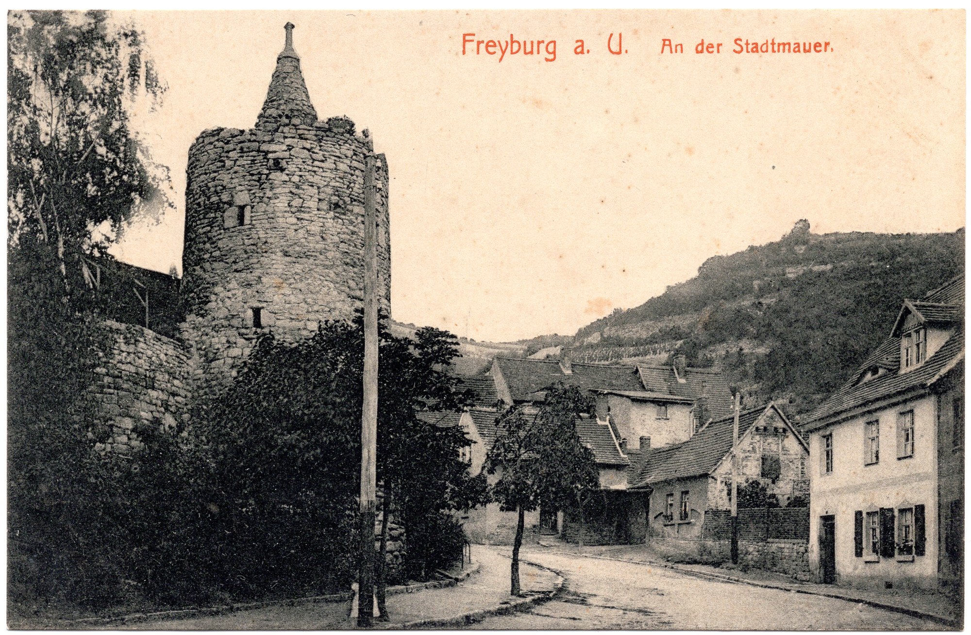 Freyburg a. U. An der Stadtmauer. (Kulturstiftung Sachsen-Anhalt CC BY-NC-SA)