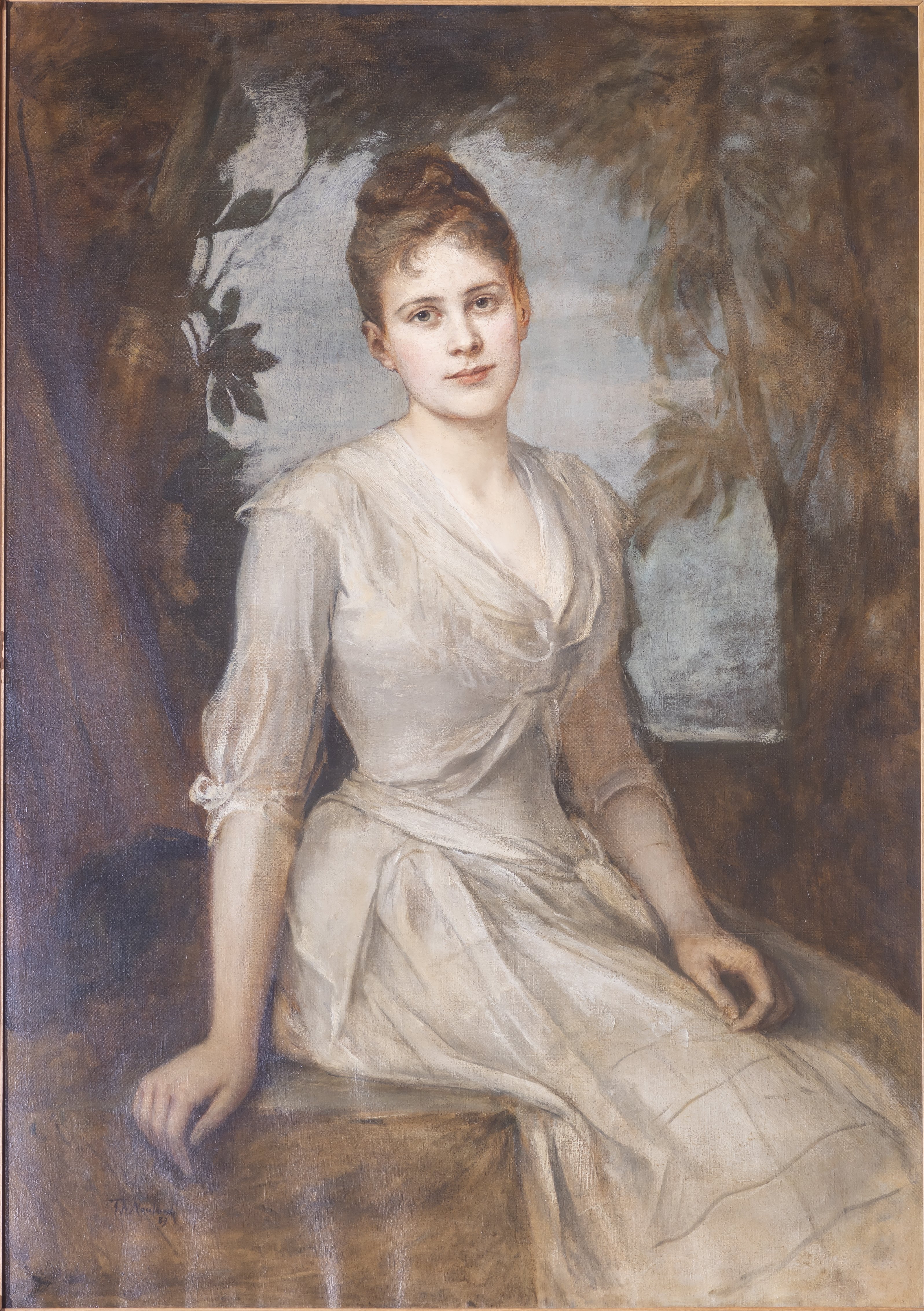 Porträt der Marie Guilleaume (1871-1944) von Friedrich August von Kaulbach, 1890 (Schloß Wernigerode GmbH RR-F)