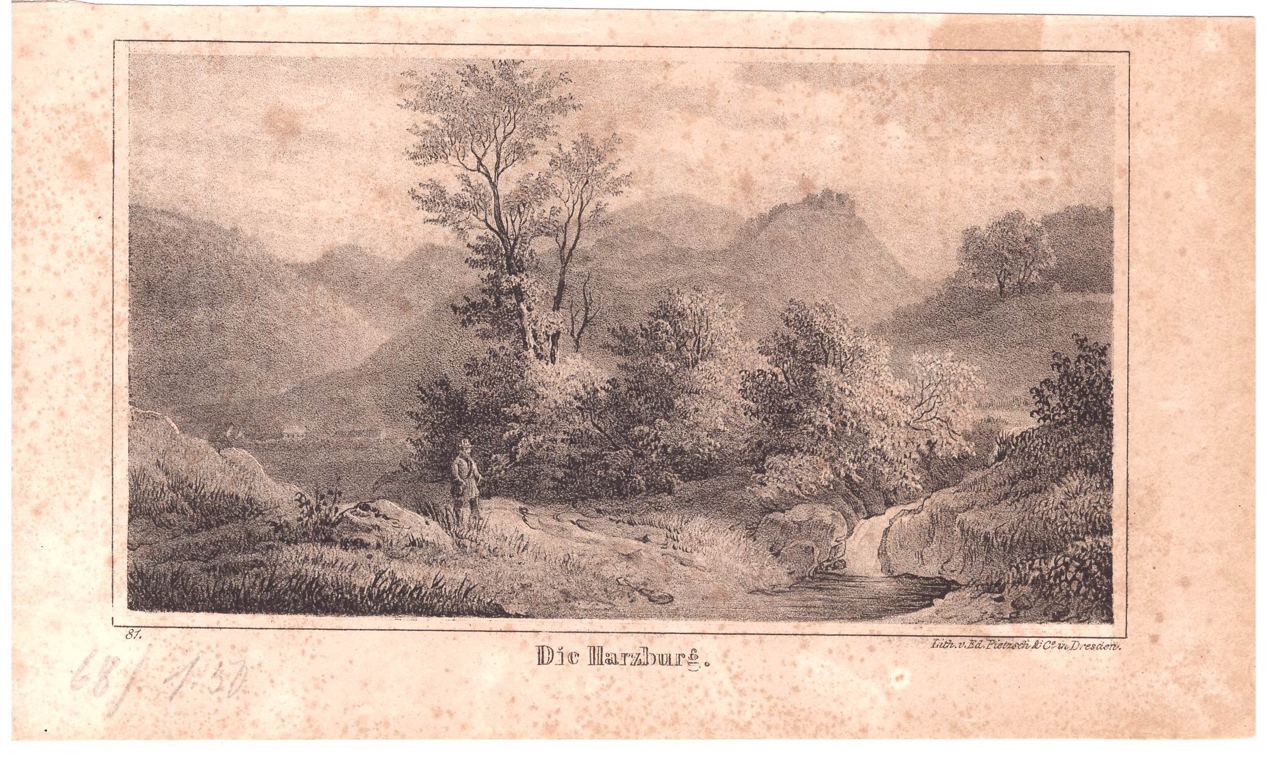 Bad Harzburg: Die Harzburg und ihre Umgebung, 1842 (Pietzsch ##Sydow (Schloß Wernigerode GmbH RR-F)