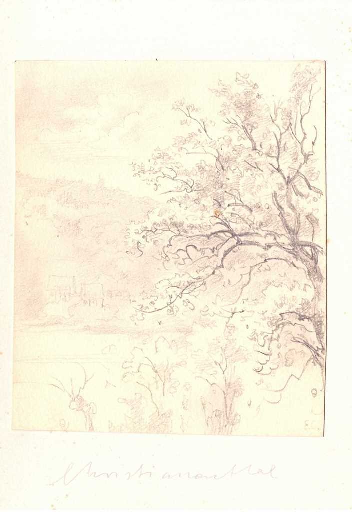 Blick über das Christianental, von Elise Crola, nach 1840 (Schloß Wernigerode GmbH RR-F)