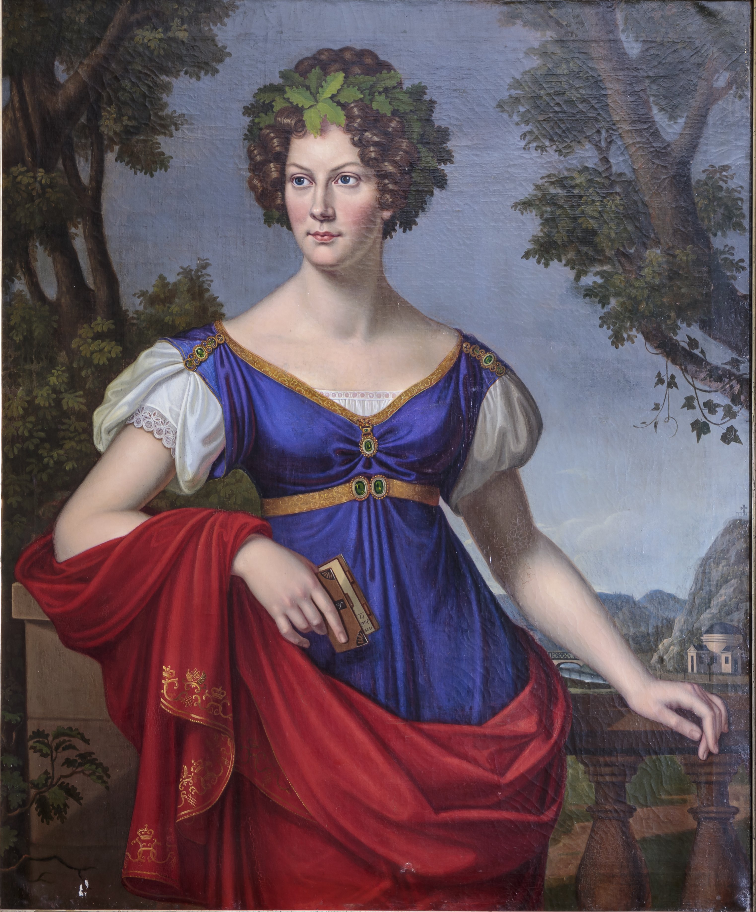 Porträt der Herzogin Julie von Anhalt-Köthen, von Caroline Bardua, 1822 (Schloß Wernigerode GmbH RR-F)