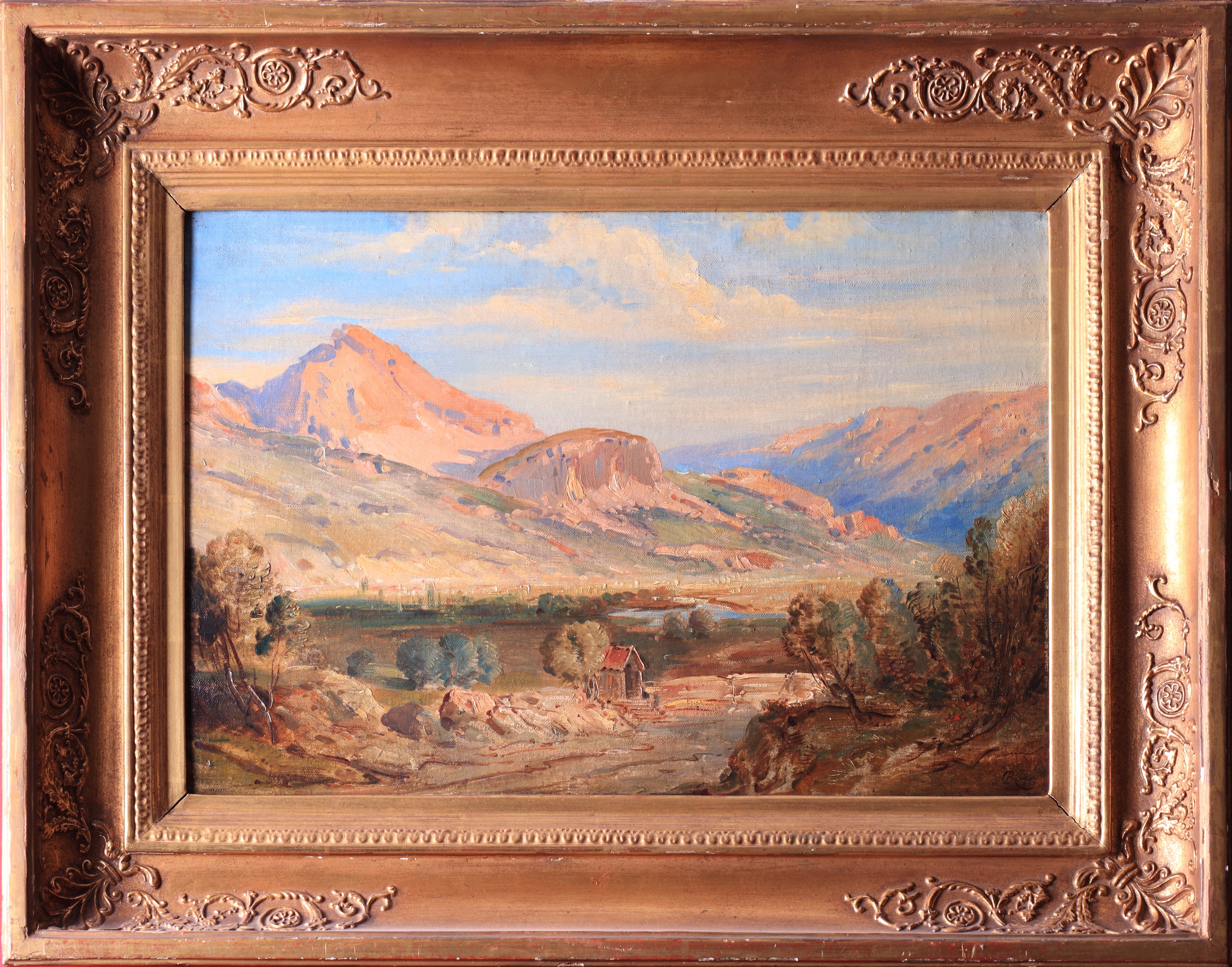 Griechische Landschaft von Carl Rottmann, um 1834-50. (Schloß Wernigerode GmbH RR-F)