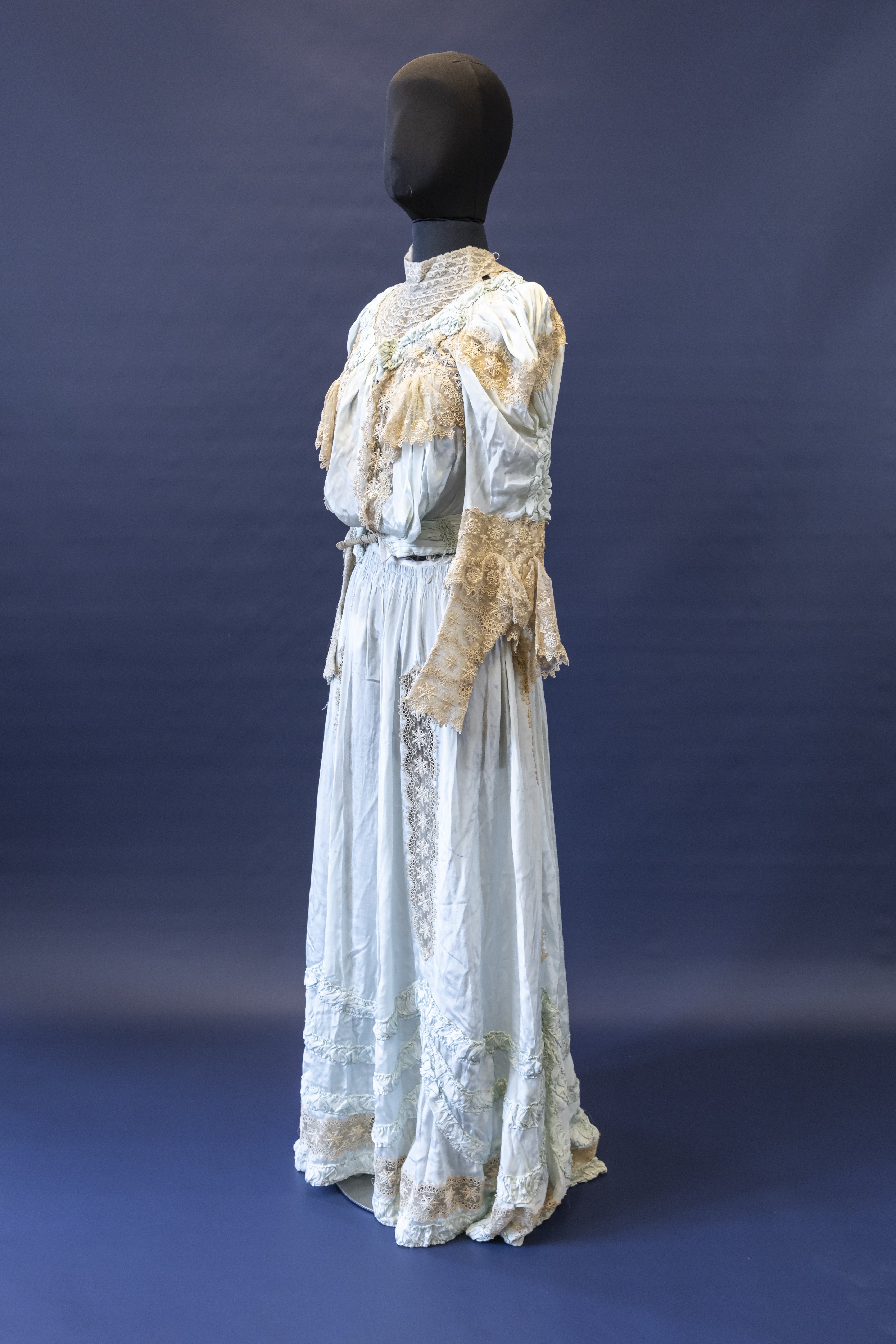 Gesellschaftskleid (Brautjungfernkleid), London, um 1905 (Schloß Wernigerode GmbH RR-F)
