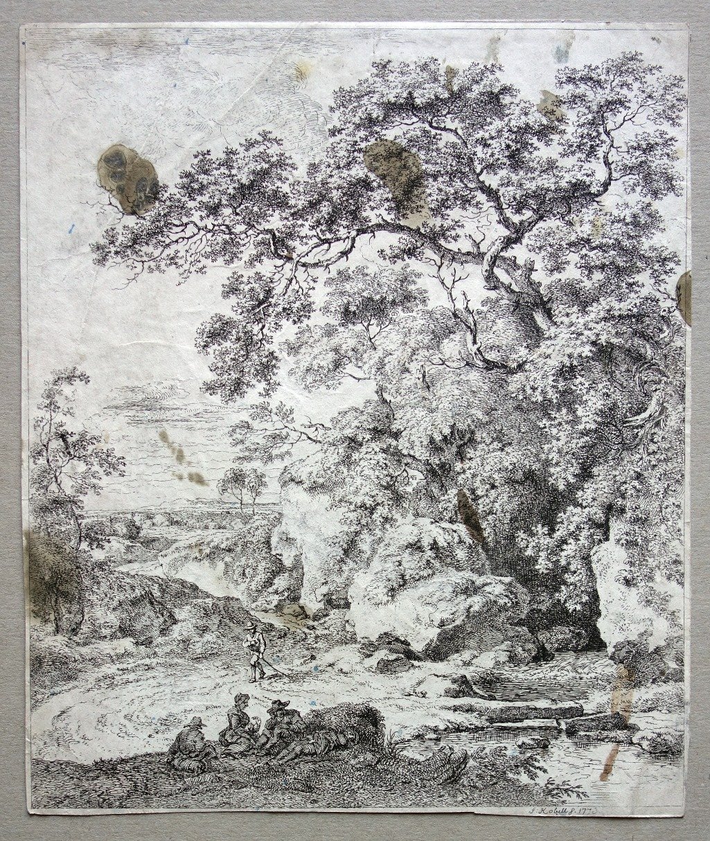 Ferdinand Kobell Landschaft, 1774 (Schloß Wernigerode GmbH RR-F)
