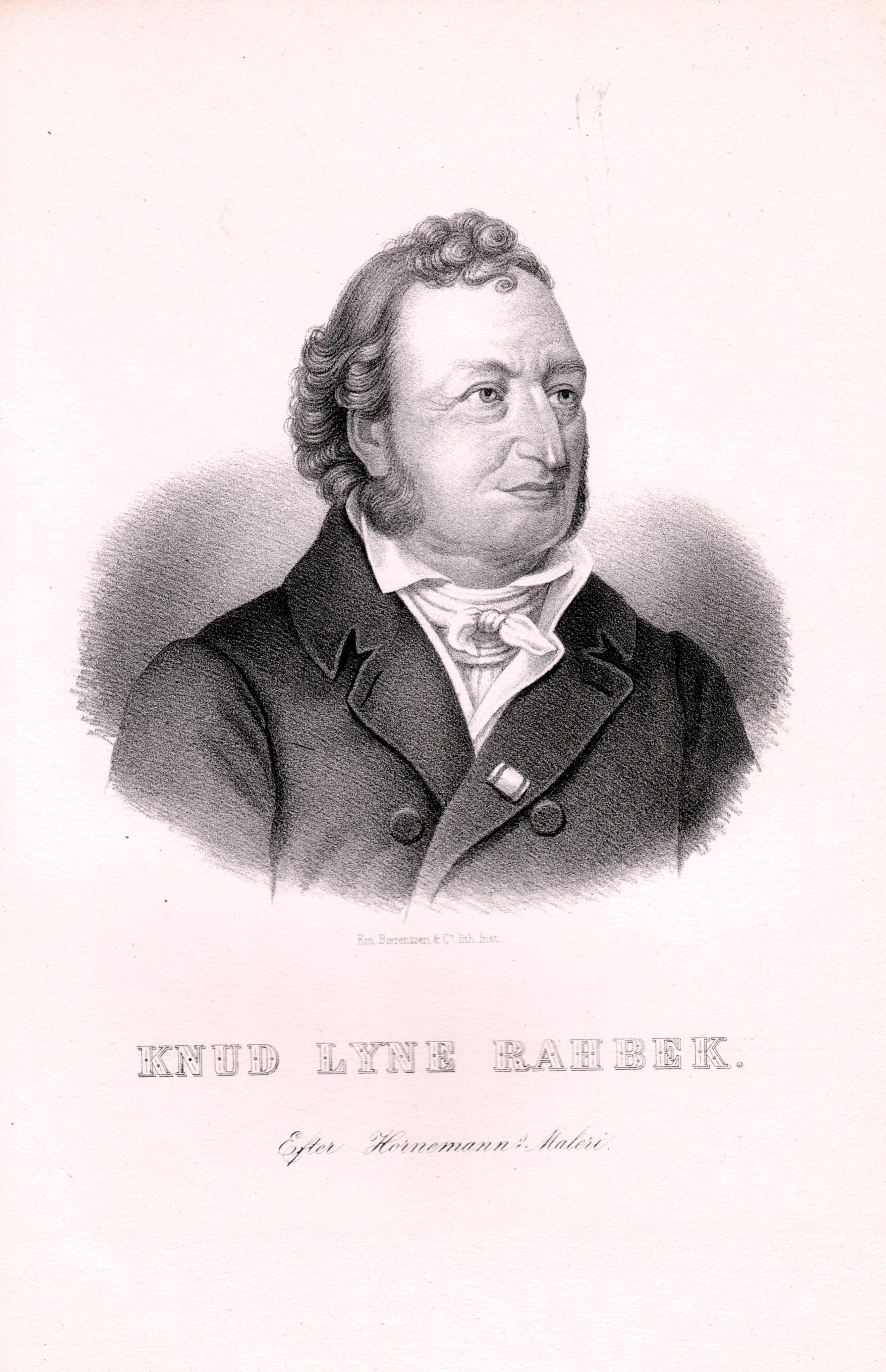 Brustporträt von Knut Lyne Rahbek (1760-1830) (Schloß Wernigerode GmbH RR-R)