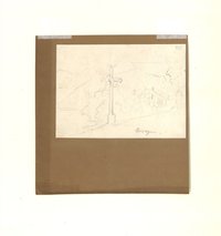 Kreuz im Hochgebirge, von Elise Crola, wohl 1858/1859