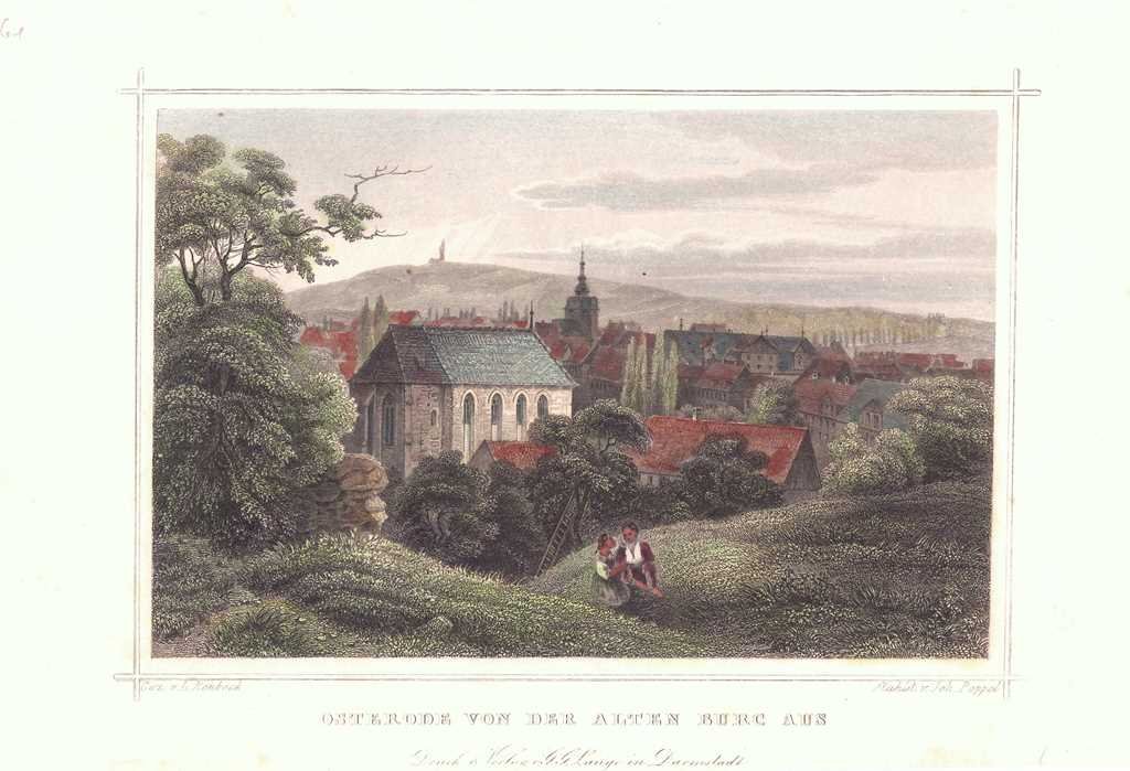 Osterode am Harz: Stadt vom Burgberg, 185 (aus: Lange (Schloß Wernigerode GmbH RR-F)