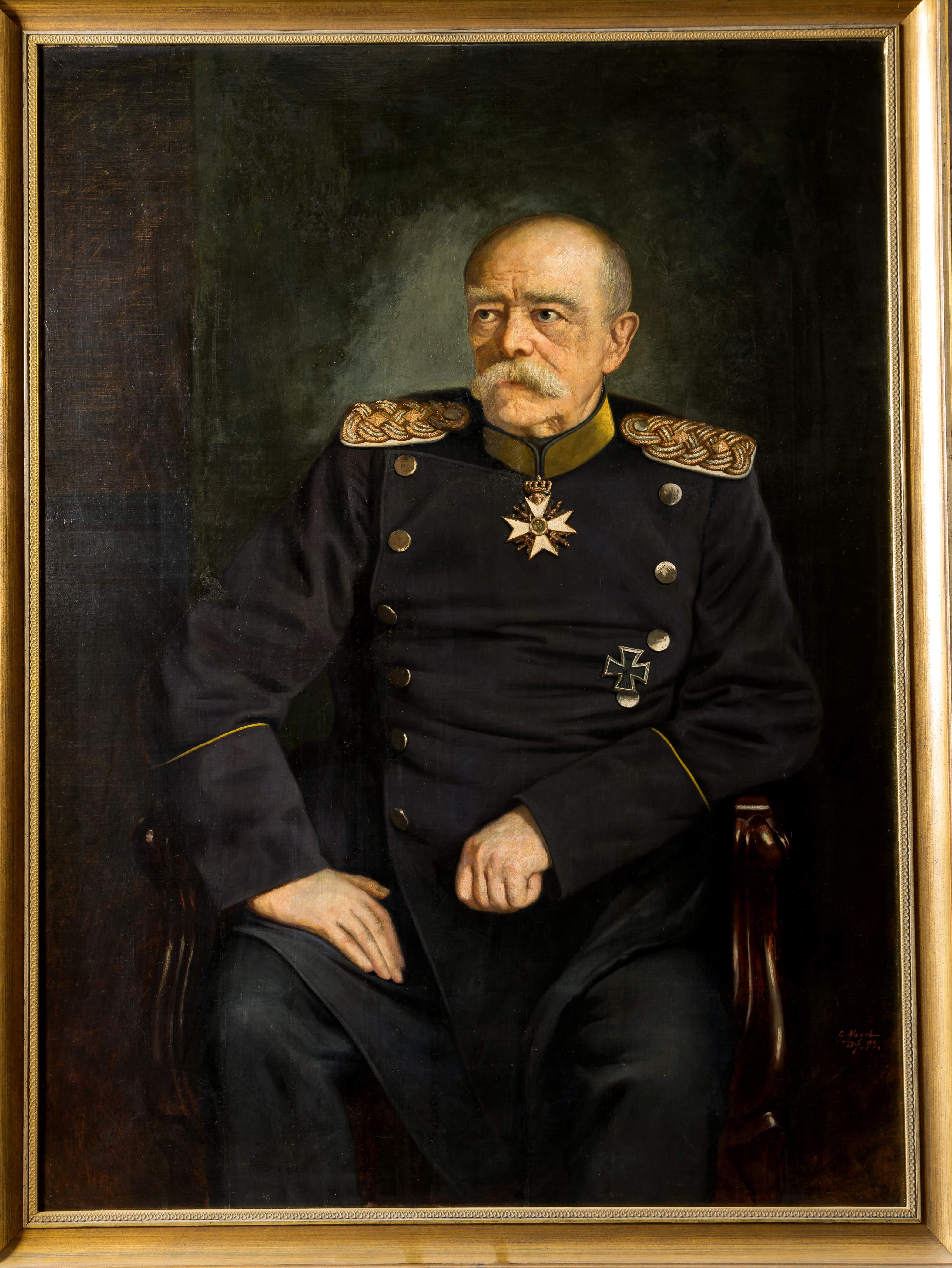 Anonym: Porträt Otto von Bismarck (Schloß Wernigerode GmbH RR-F)