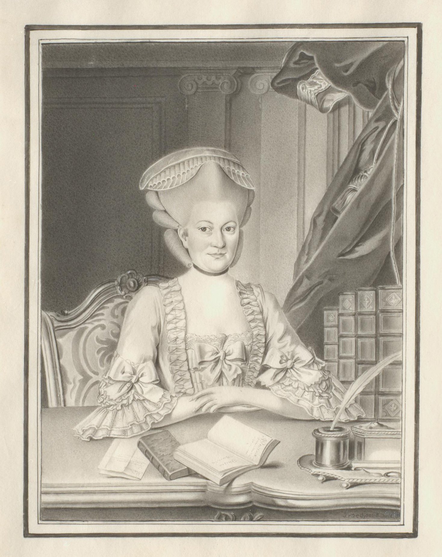Porträt einer Frau von Brentano aus Winterthur (Gleimhaus CC BY-NC-SA)