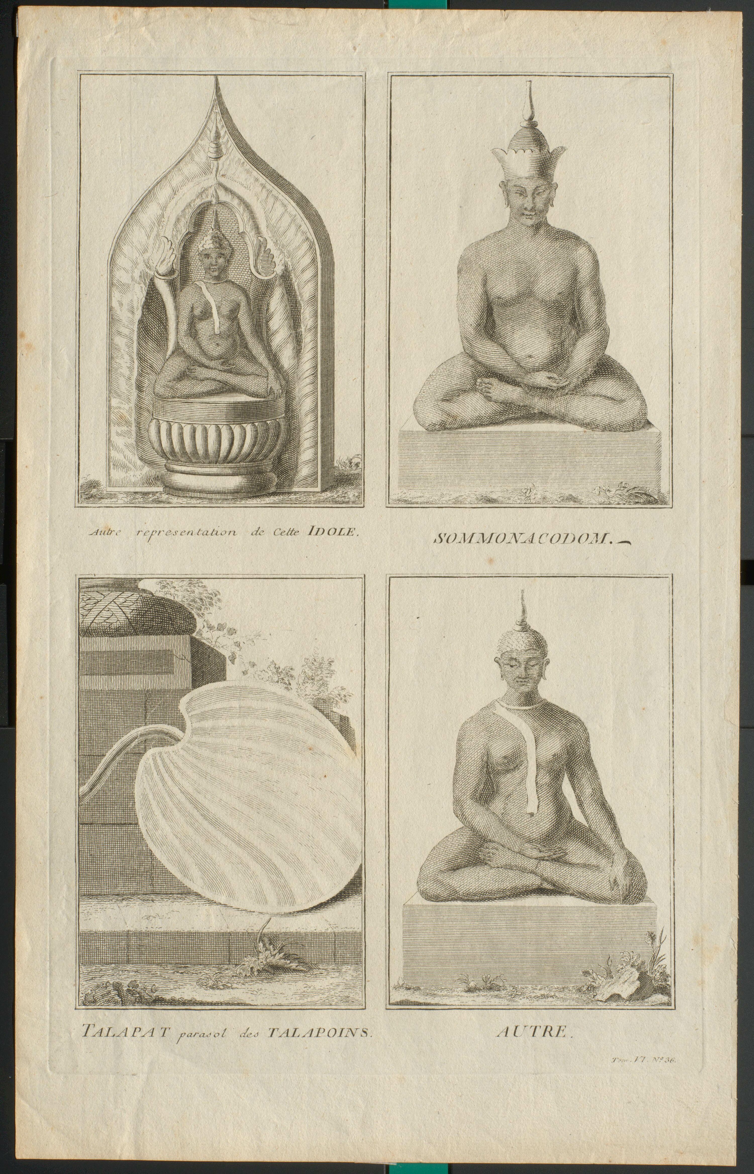 Sommonacodom (Buddha) und Talapat (Gleimhaus CC BY-NC-SA)