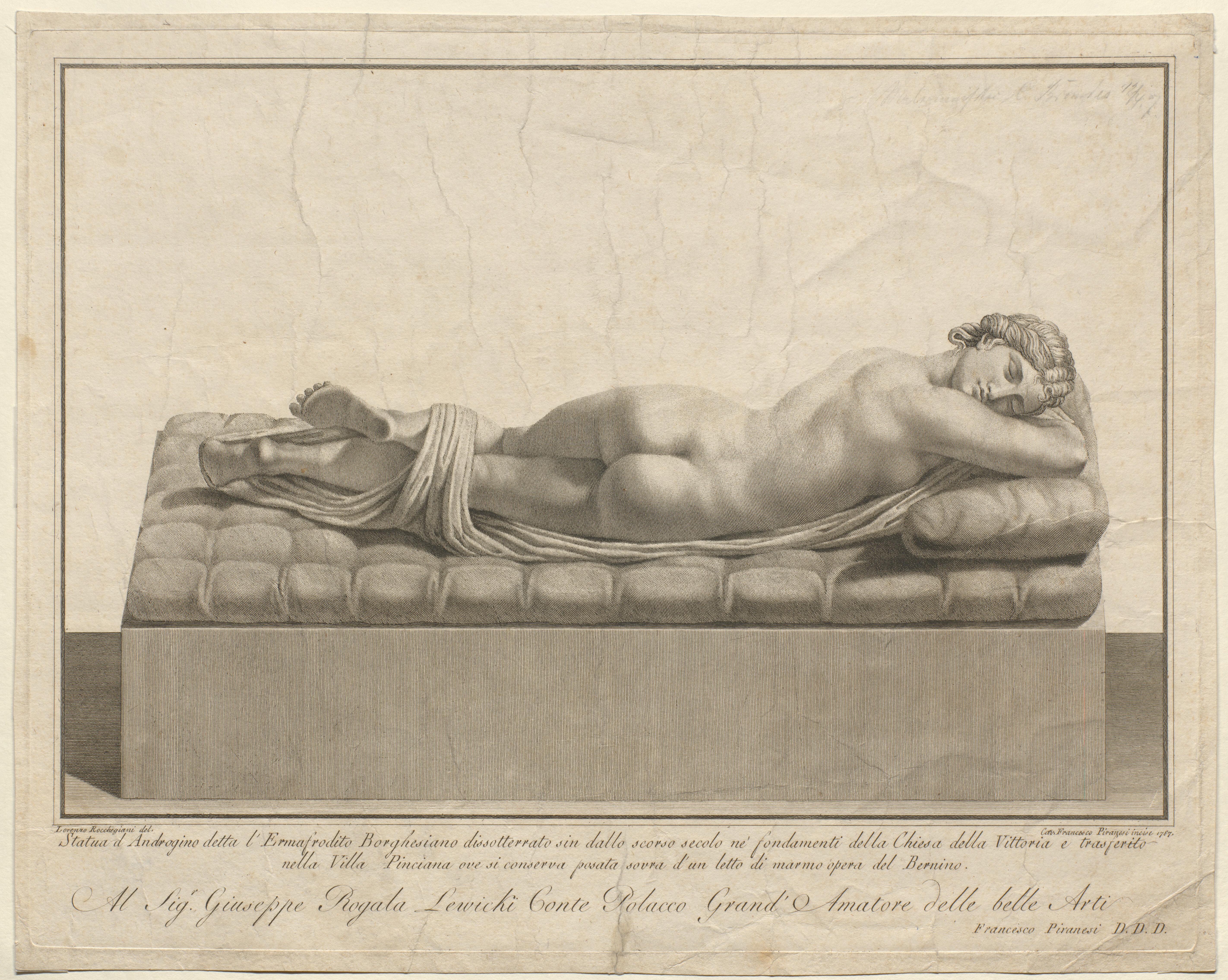 Der Schlafende Hermaphrodit (Borghese Hermaphroditus) (Gleimhaus CC BY-NC-SA)