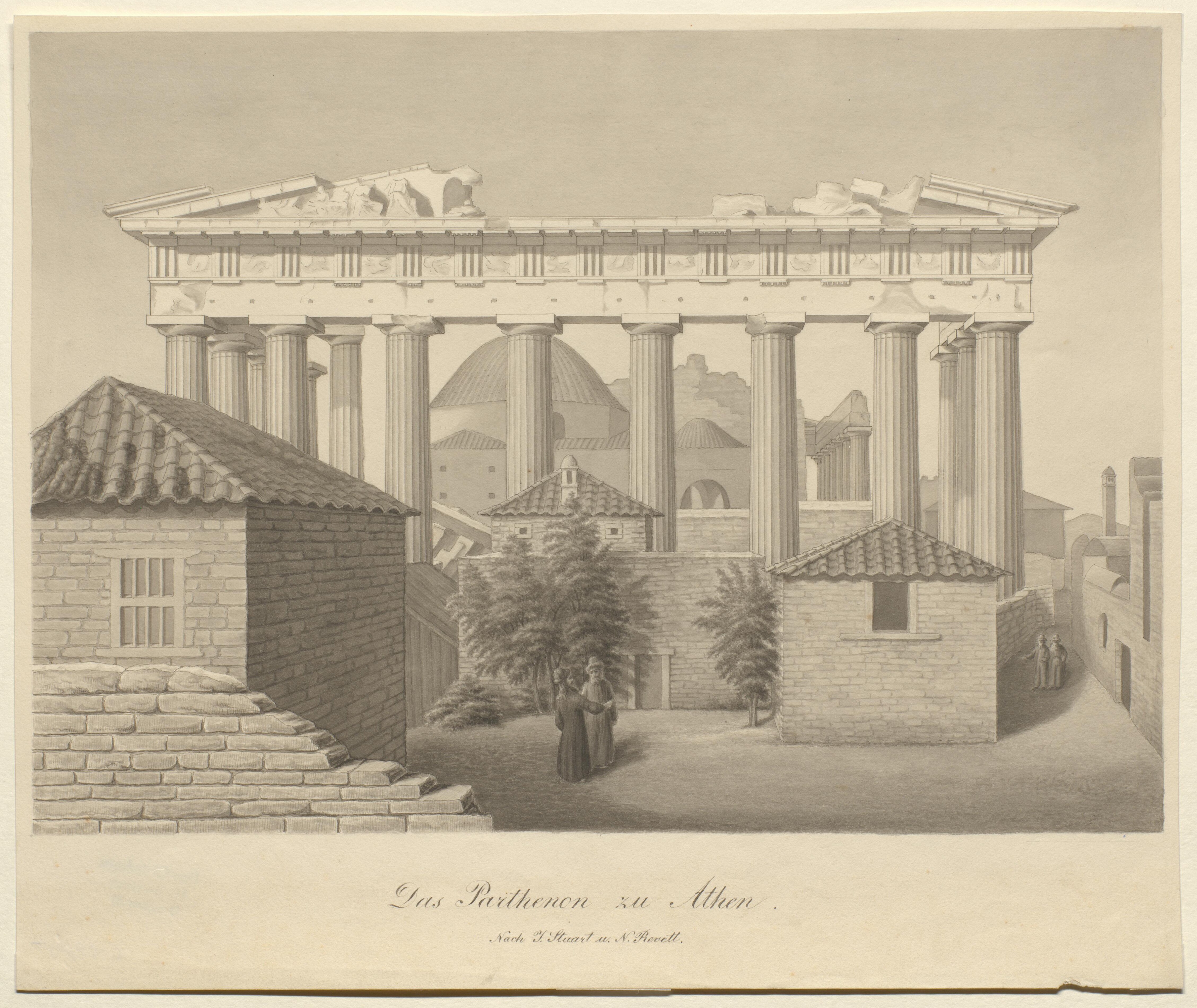 Das Parthenon zu Athen (Gleimhaus CC BY-NC-SA)