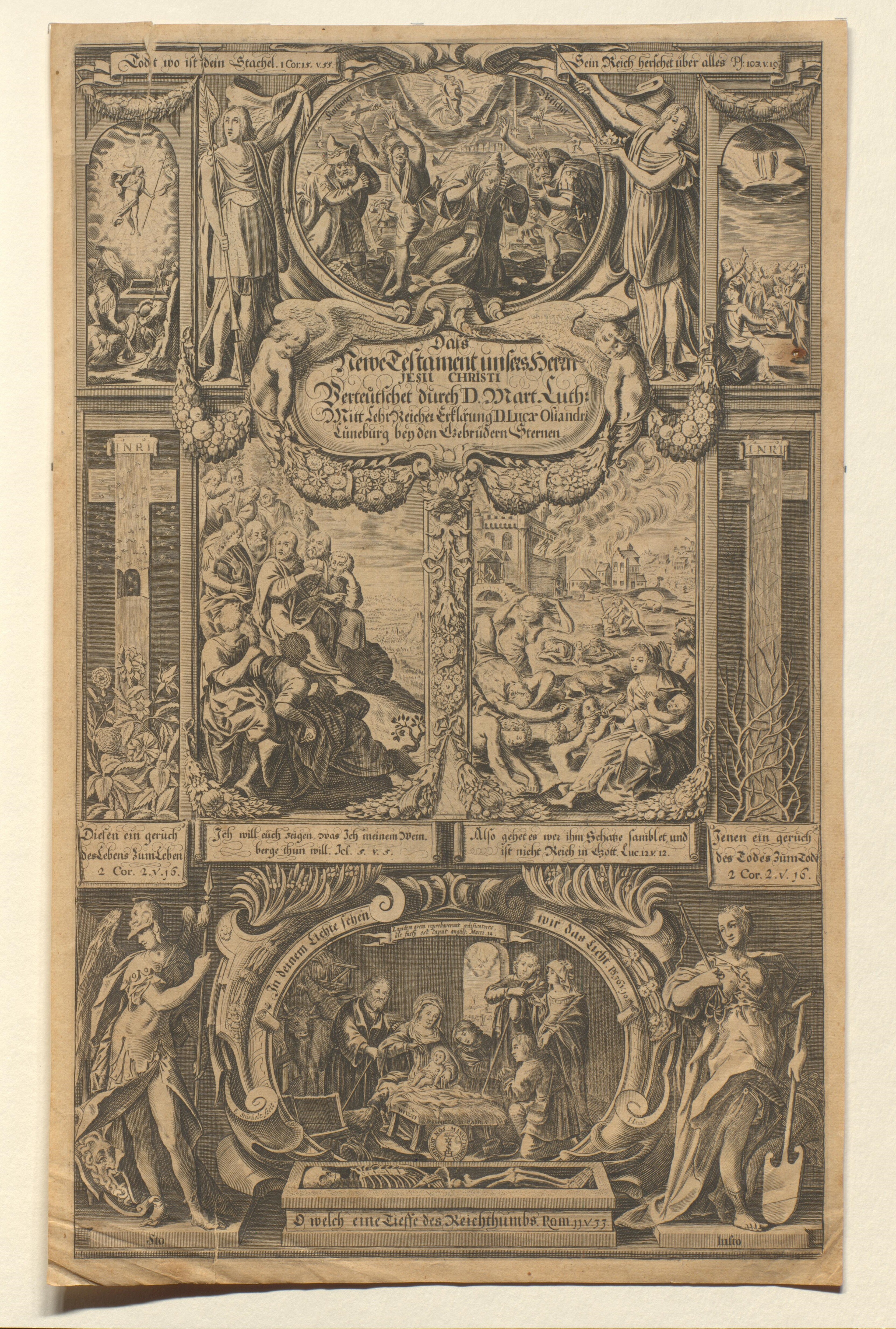 Titelblatt zu Bibelausgabe der Gebr. Stern, Nürnberg (Gleimhaus CC BY-NC-SA)