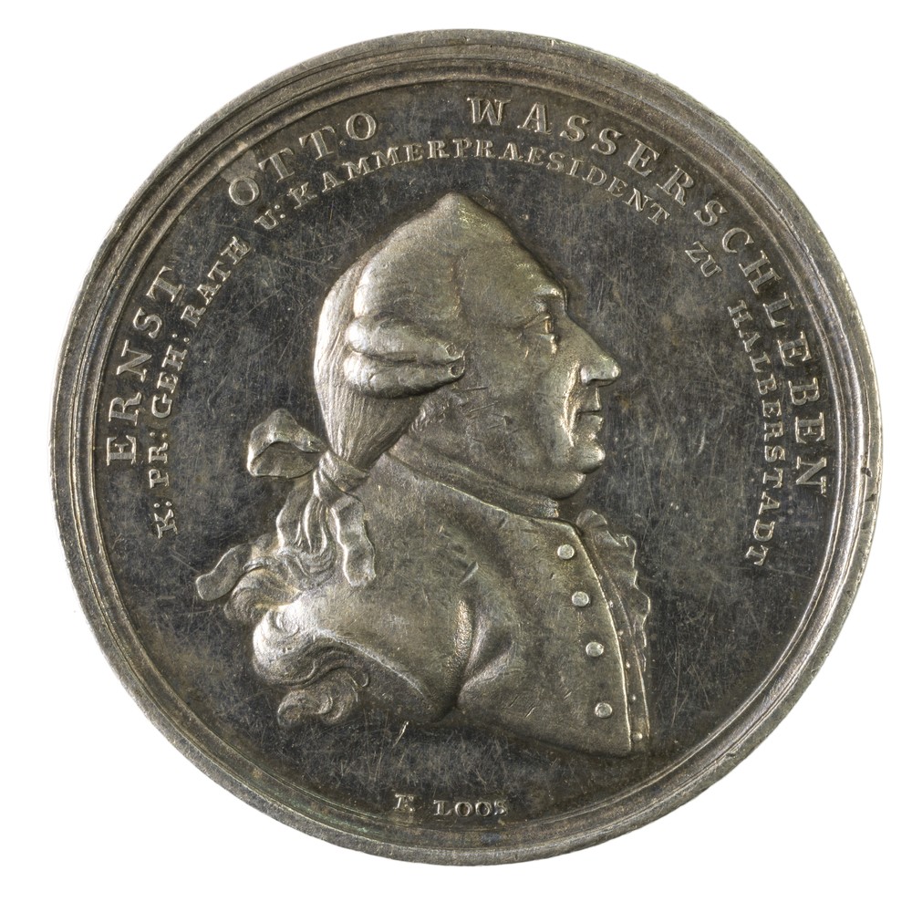 Medaille zum 50-jährigen Dienstjubiläum von Ernst Otto Wasserschleben (1718-1797) (Kulturstiftung Sachsen-Anhalt CC BY-NC-SA)