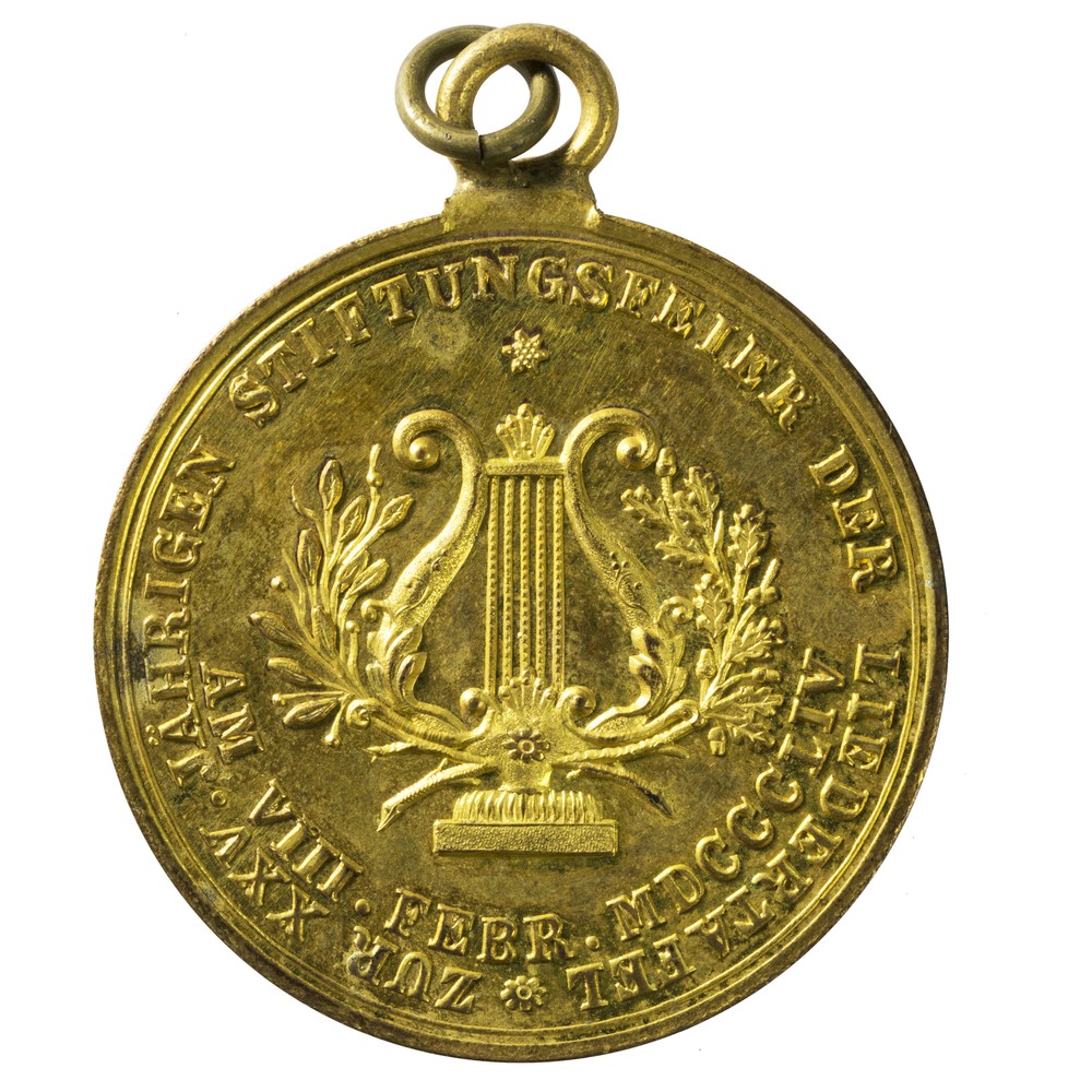 Medaille Halberstädter Liedertafel (Kulturstiftung Sachsen-Anhalt CC BY-NC-SA)
