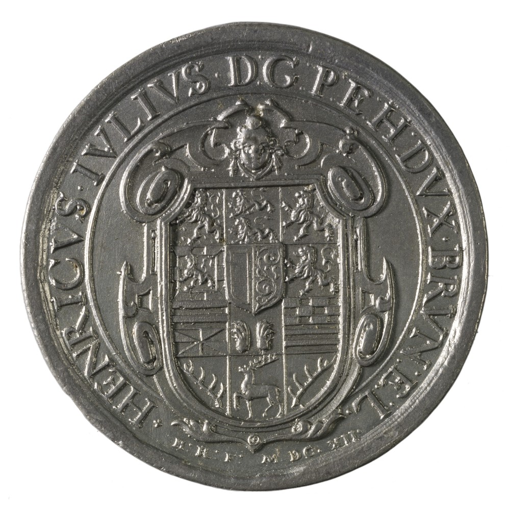 Medaille mit Palmbaum (Kulturstiftung Sachsen-Anhalt CC BY-NC-SA)
