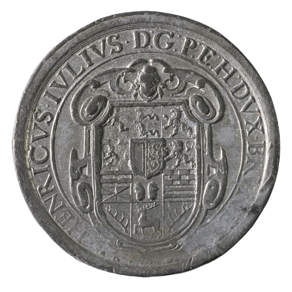 Medaille mit Acanthus (Kulturstiftung Sachsen-Anhalt CC BY-NC-SA)
