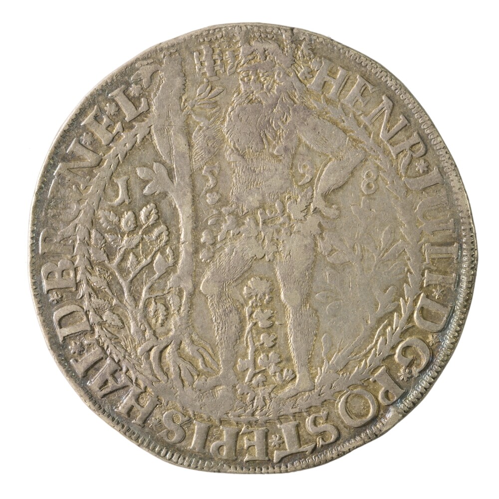 Taler von 1598 (Kulturstiftung Sachsen-Anhalt CC BY-NC-SA)