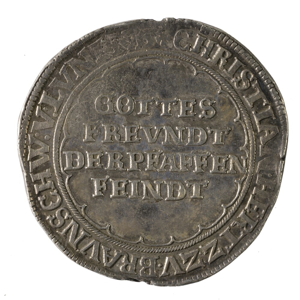 Pfaffenfeindtaler von 1622 (Kulturstiftung Sachsen-Anhalt CC BY-NC-SA)