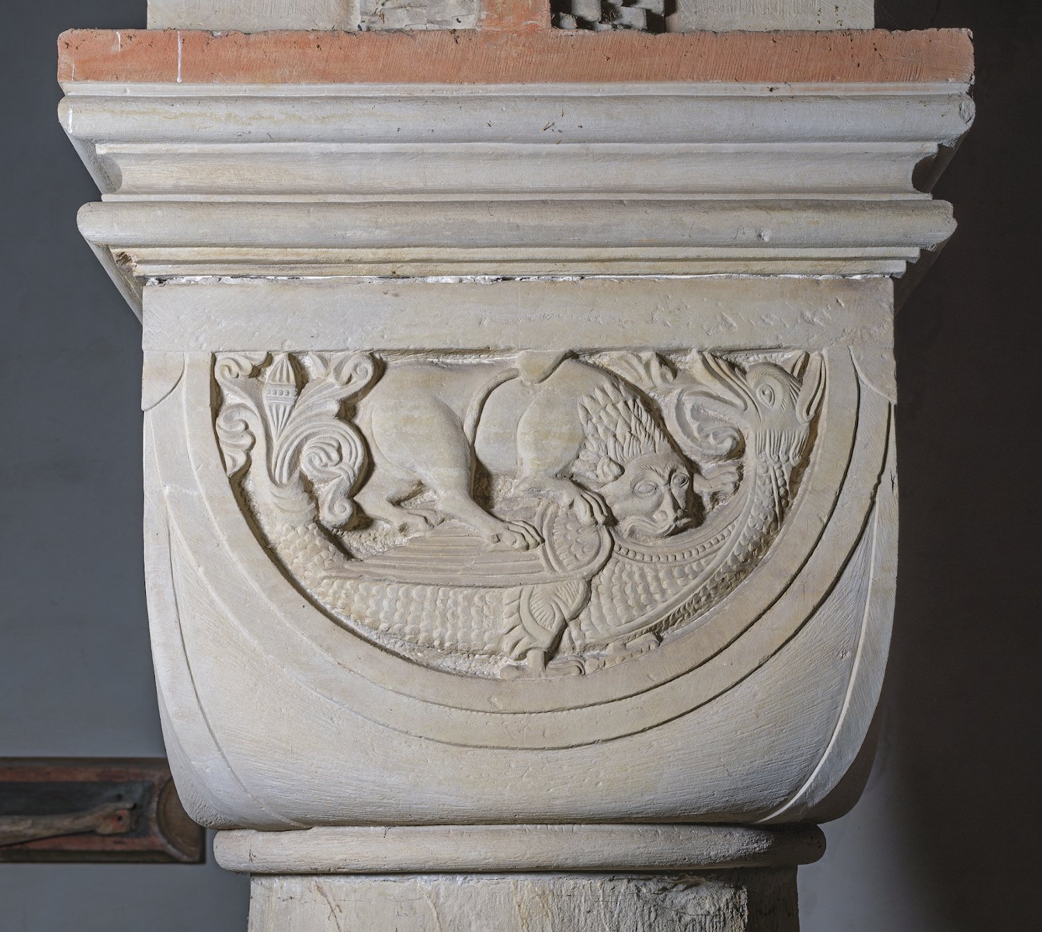 Romanische Säule - Digitale Sammlung
