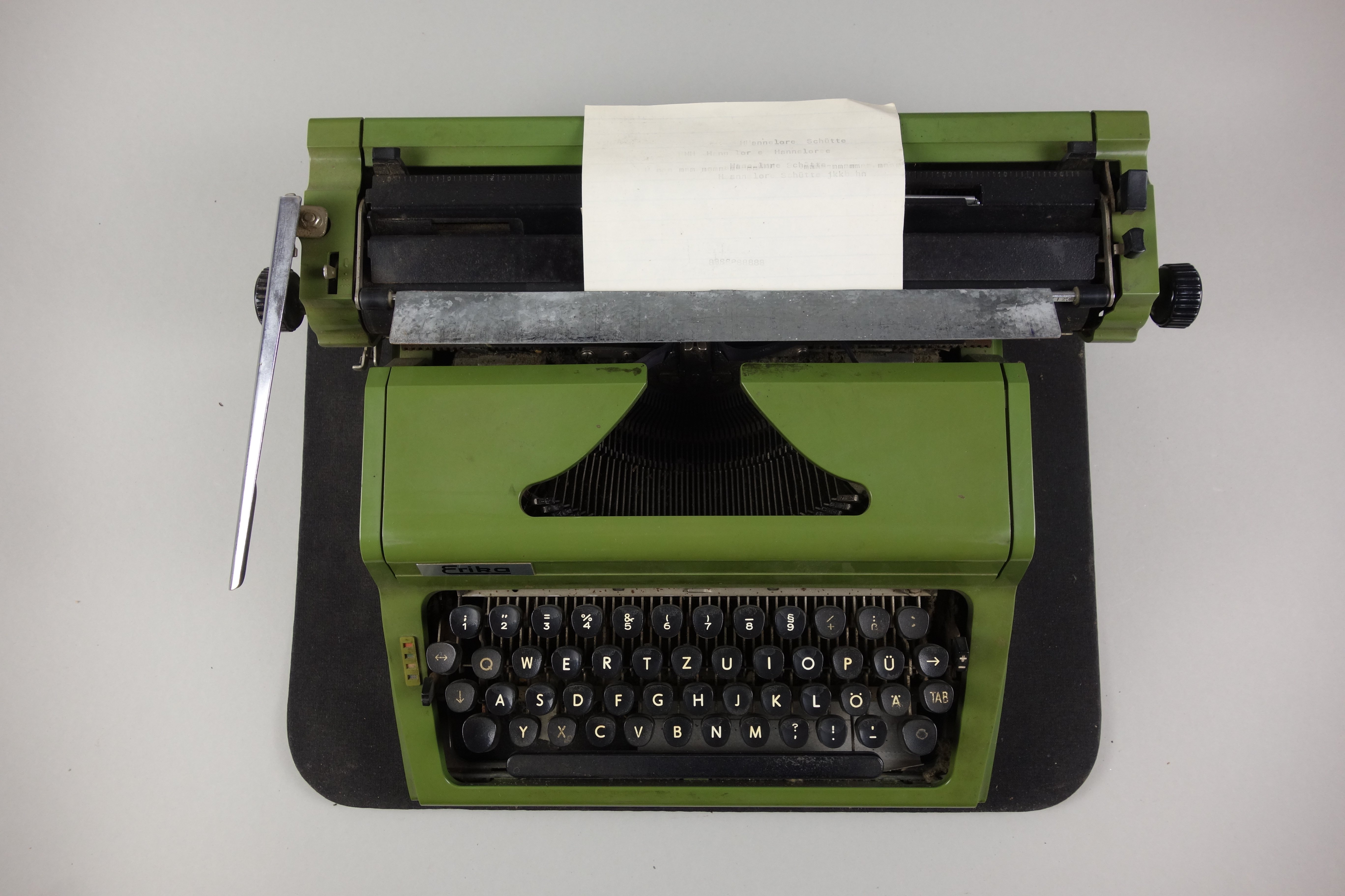 Schreibmaschine "Erika" (Förder- und Heimatverein Stadt und Klioster Jerichow e.V. CC BY-NC-SA)
