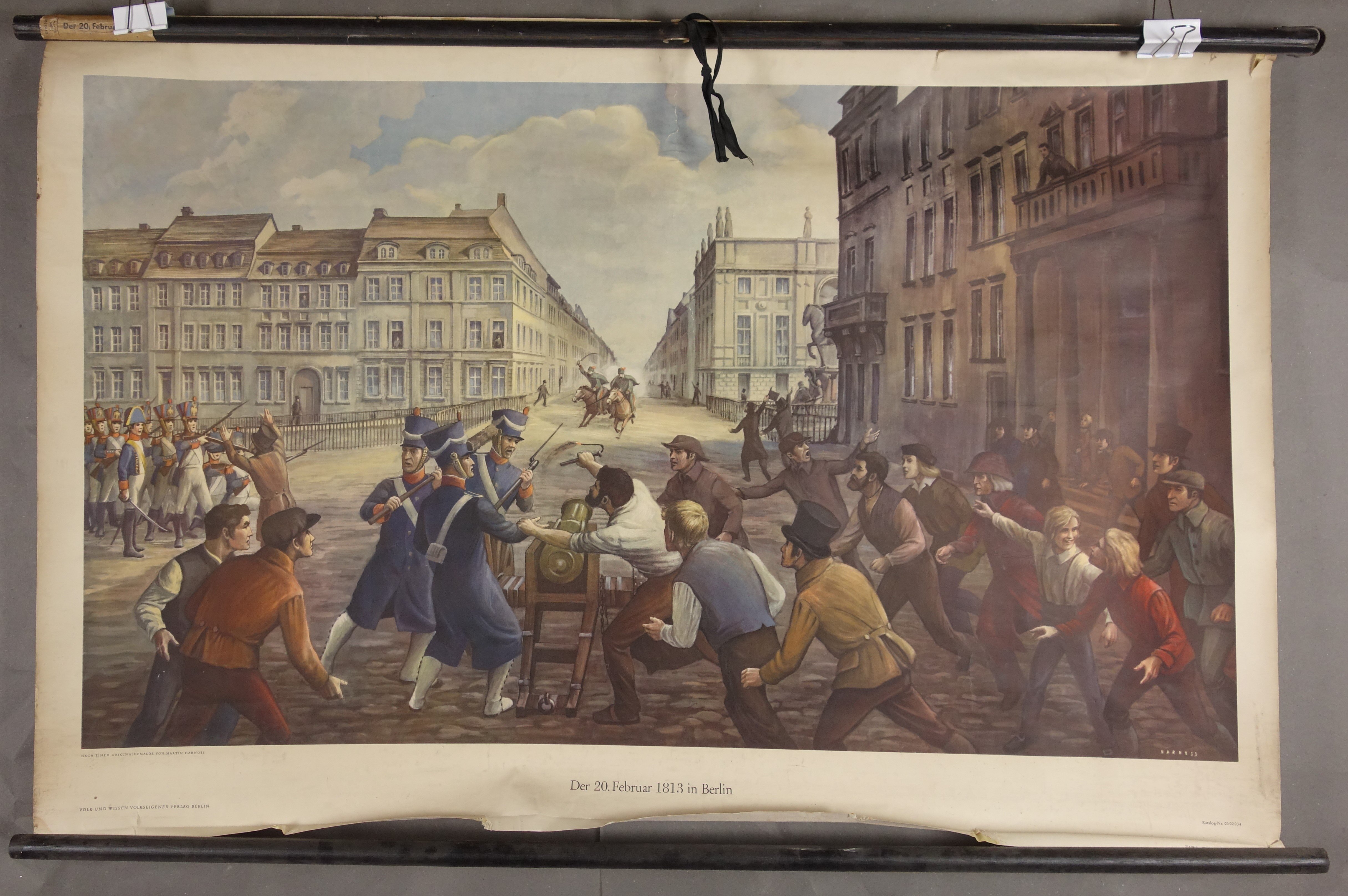 Wandkarte "Der 20. Februar 1813 in Berlin" (Förder- und Heimatverein Stadt und Kloster Jerichow e.V. CC BY-NC-SA)