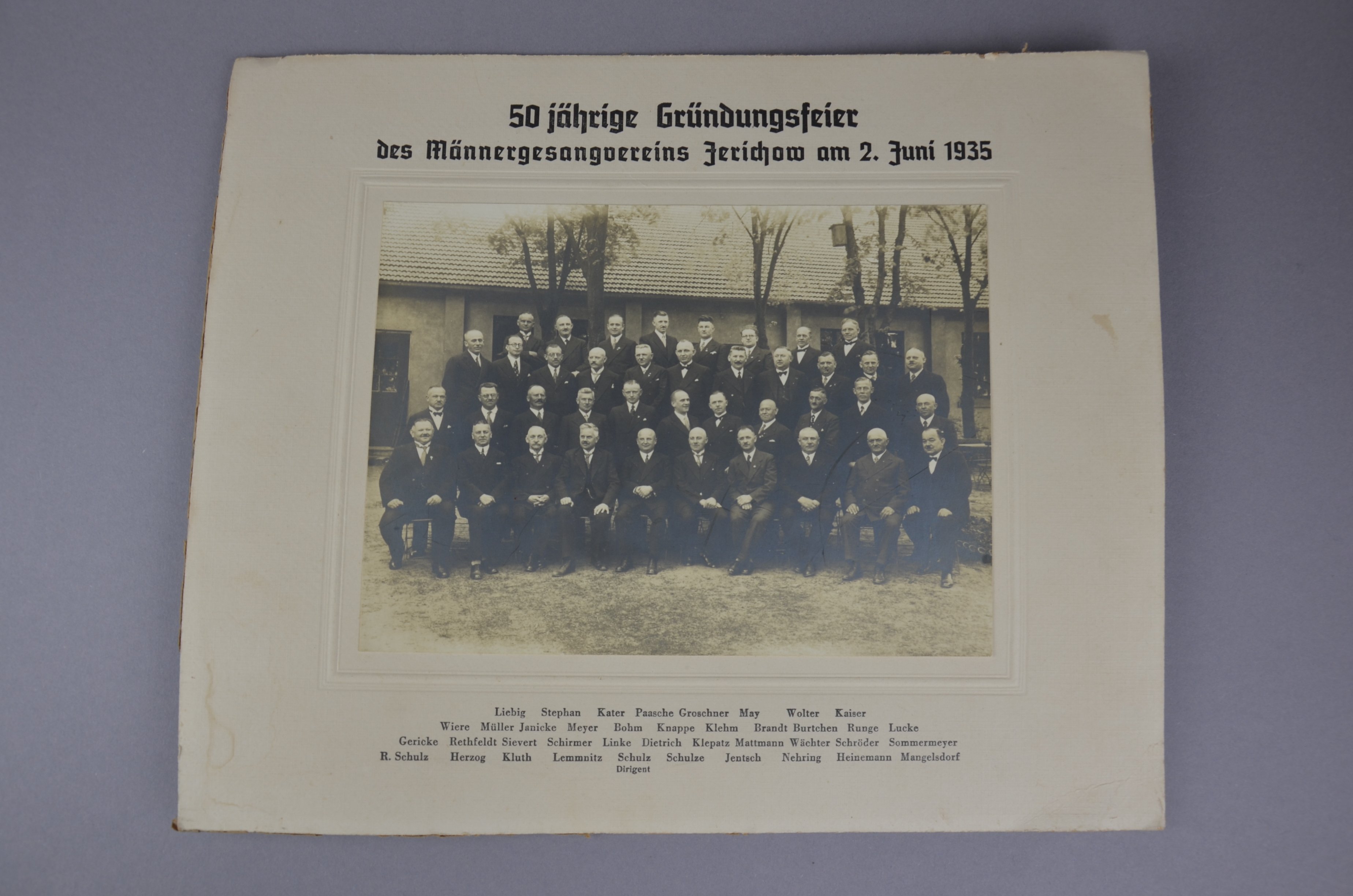 Foto (ungerahmt) Männergesangsverein (Förder- und Heimatverein Stadt und Kloster Jerichow e.V. CC BY-NC-SA)