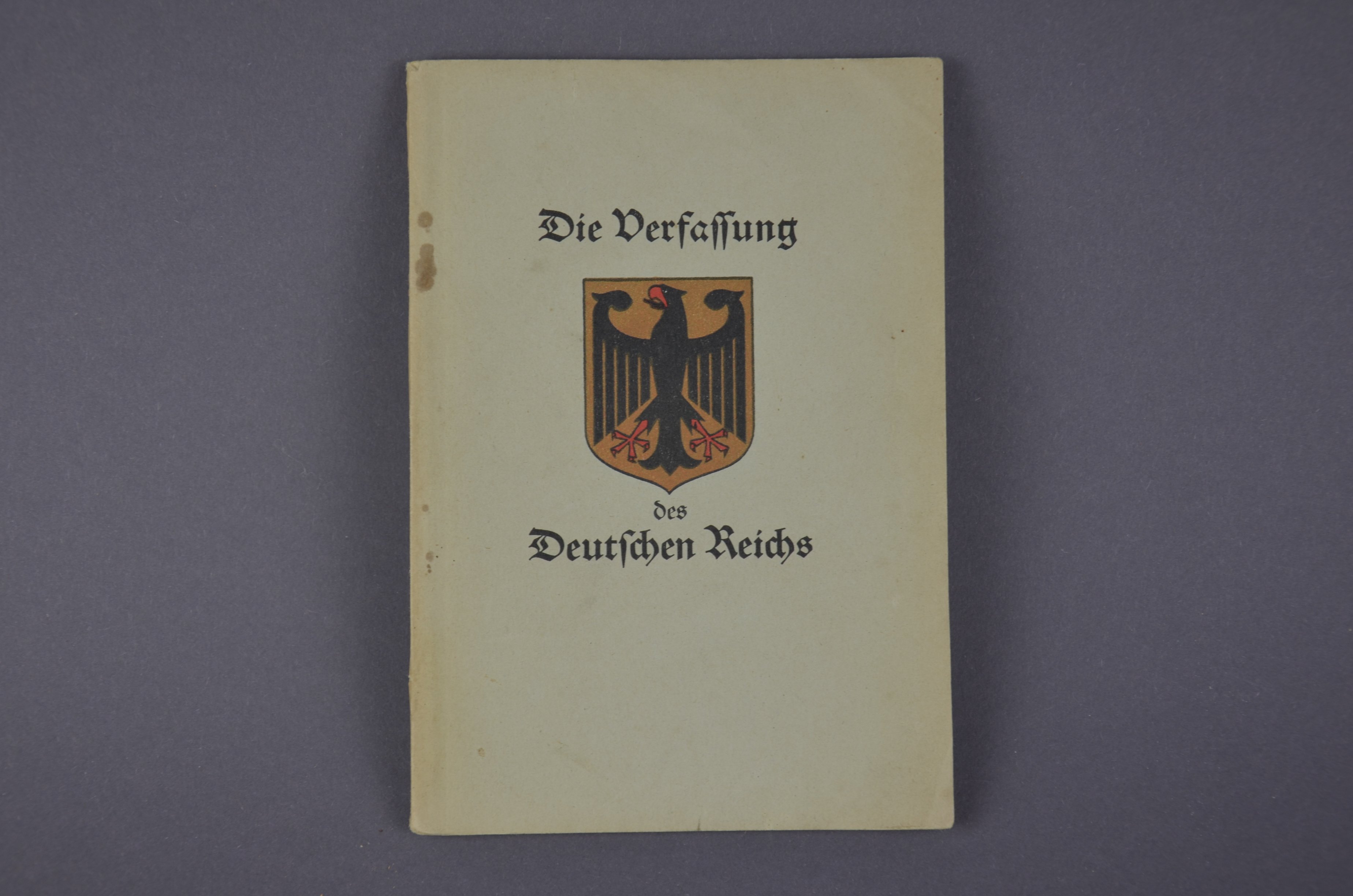 Die Verfassung des Deutschen Reichs (Förder- und Heimatverein Stadt und Kloster Jerichow e.V. CC BY-NC-SA)
