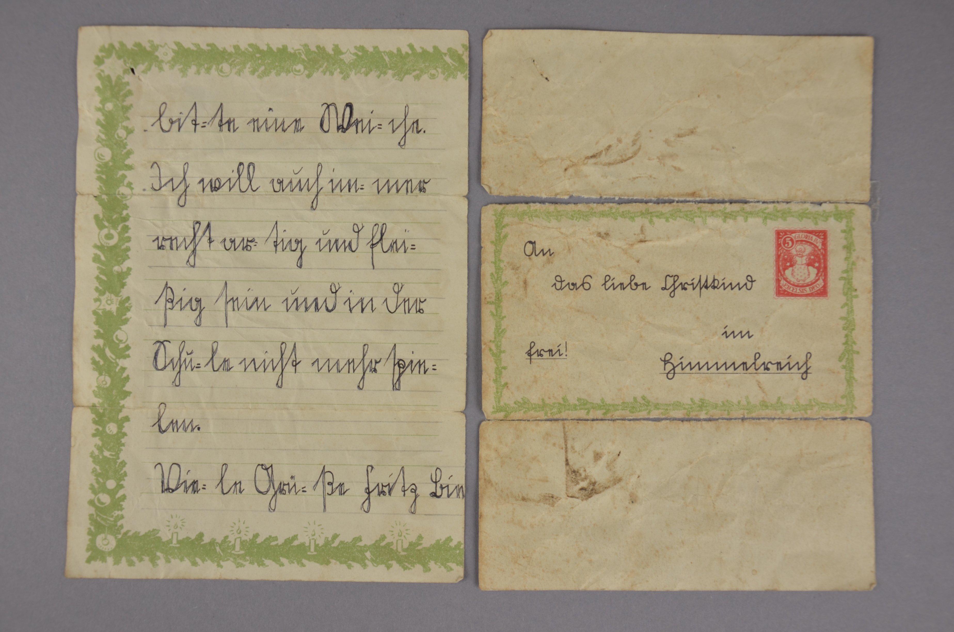 Brief an das Christkind, 1935 (Förder- und Heimatverein Stadt und Kloster Jerichow e.V. CC BY-NC-SA)