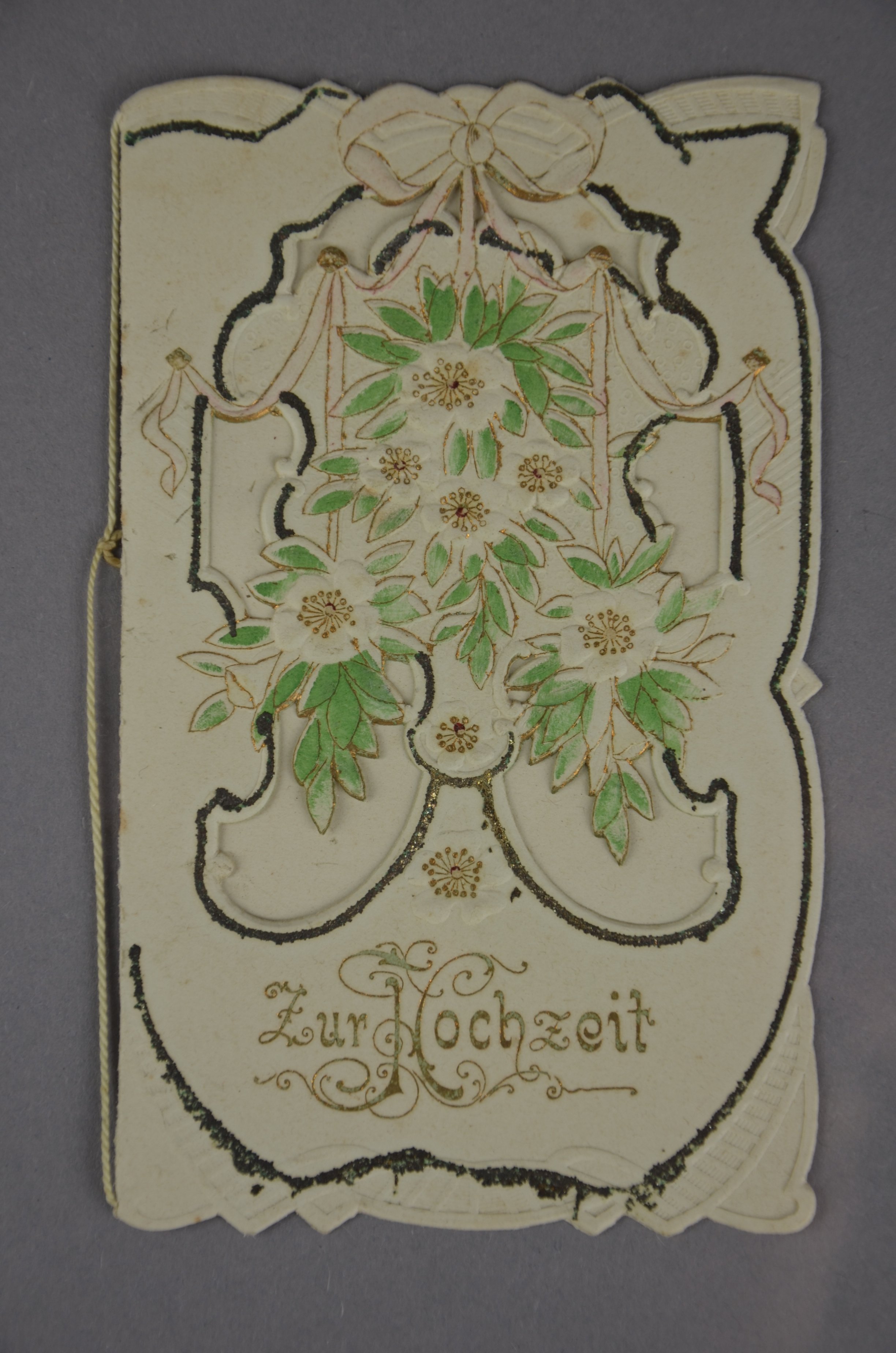 Glückwunschkarte zur Hochzeit, um 1900 (Förder- und Heimatverein Stadt und Kloster Jerichow e.V. CC BY-NC-SA)